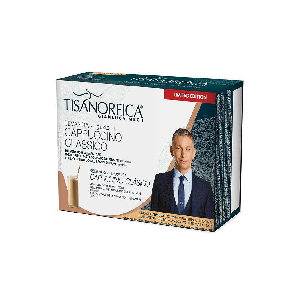 Bebida Tisanoreica Classic sabor Capuchino (4 PAT x 28,5g) | Boutique Silvia Giralt