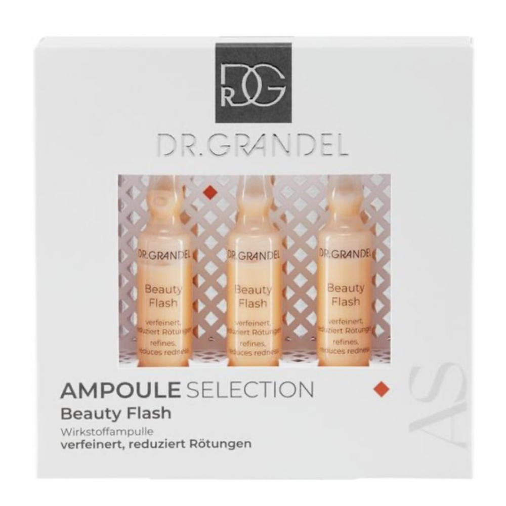 AMPOLLAS BEAUTY FLASH CAJA X 3 –DR. GRANDEL | Boutique Silvia Giralt