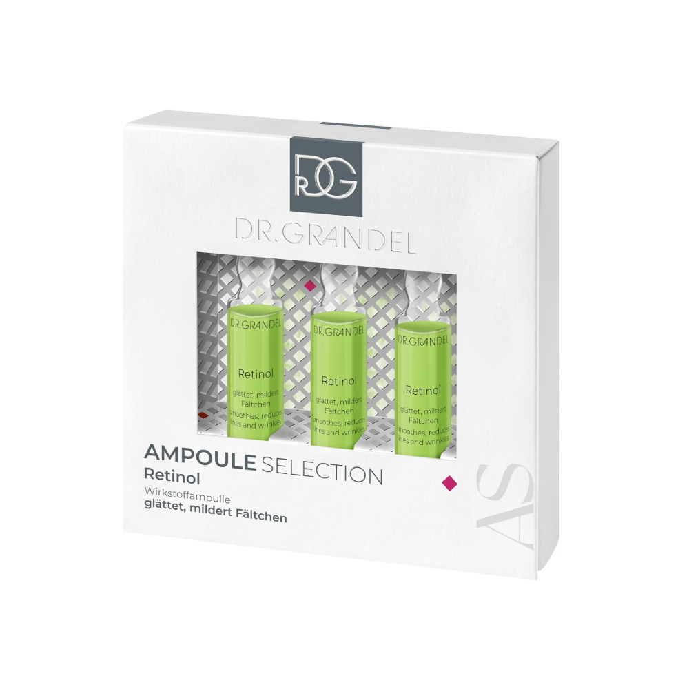 DR. GRANDEL Ampollas de retinol concentrado para cuidado nocturno 3 × 3 ml | Boutique Silvia Giralt