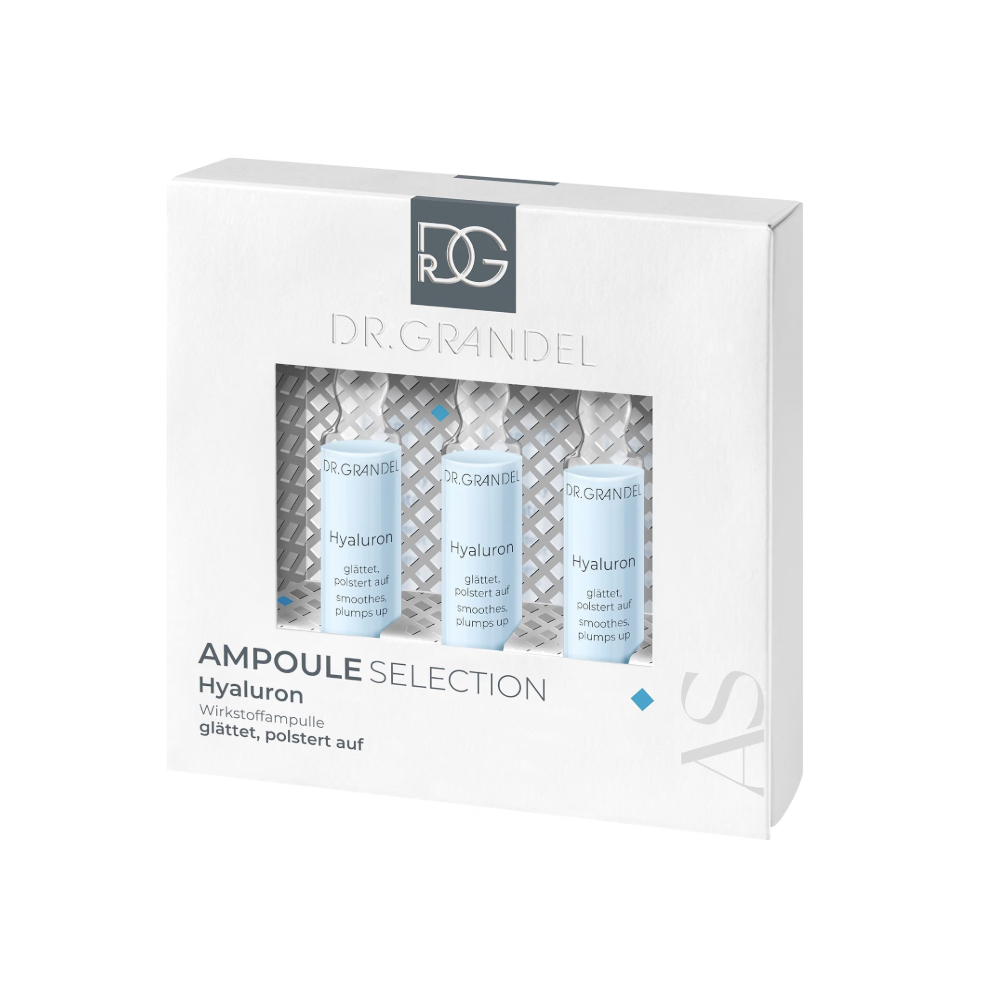 DR. GRANDEL Ampollas de ácido hialurónico concentrado de ácido hialurónico 3 x 3 ml | Boutique Silvia Giralt